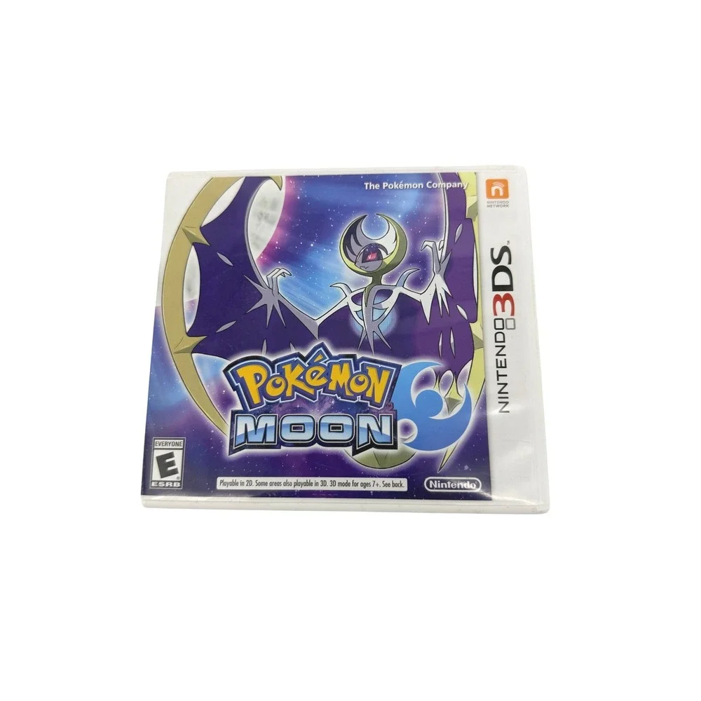 Pokemon Moon Nintendo 3DS Game Authentic Cartridge with Case
